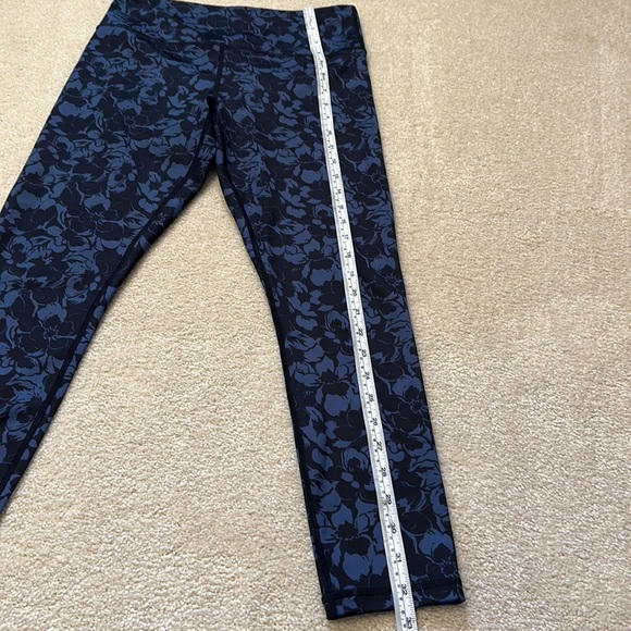 Zyia Blue Kauai light n tight leggings high rise  (24” inseam) size 6-8 - Picture 5 of 8